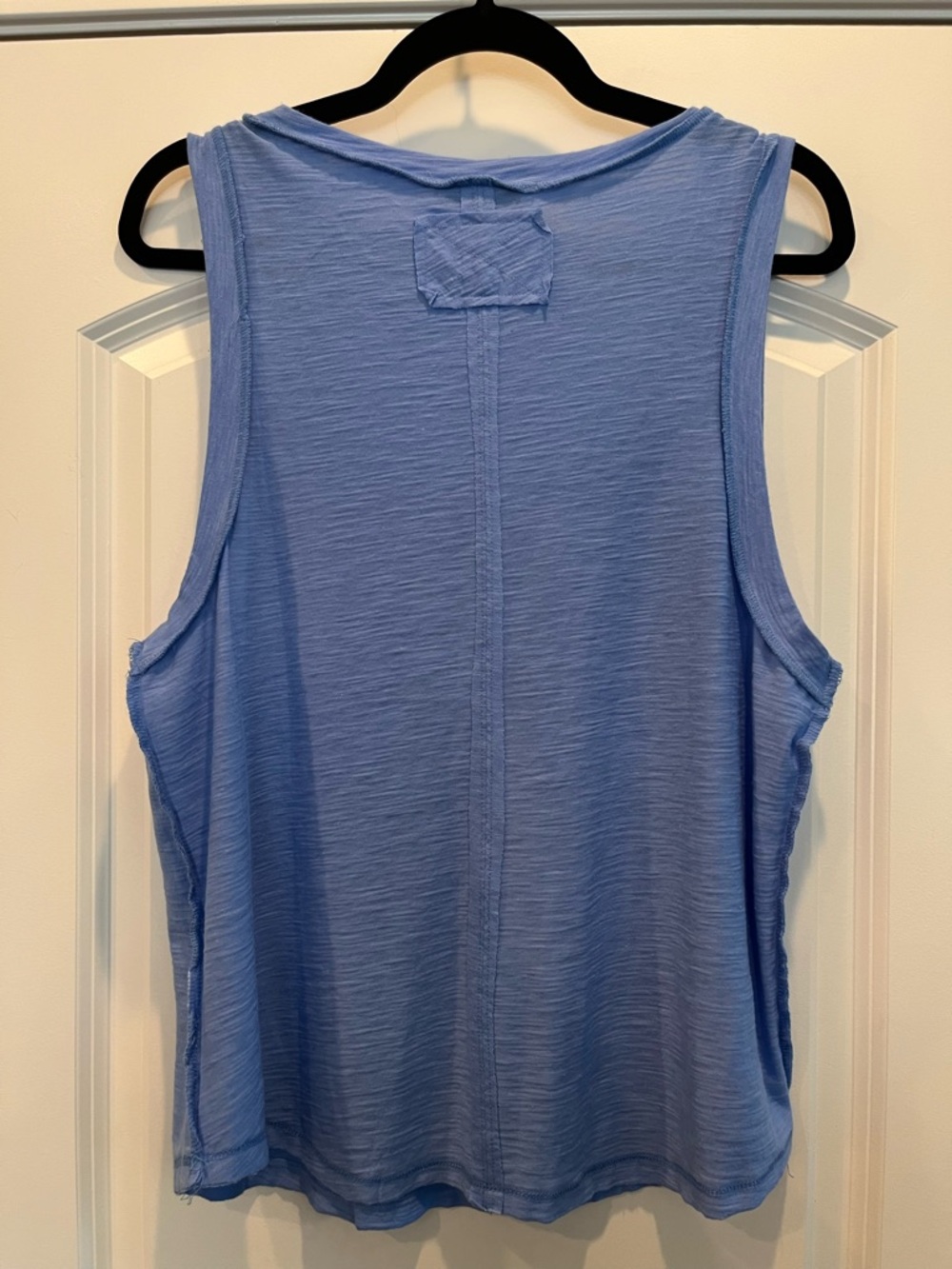 Zenana Blue Sleeveless Tank Top Size Large Soft Lightweight Casual Everyday NEW - Picture 8 of 11